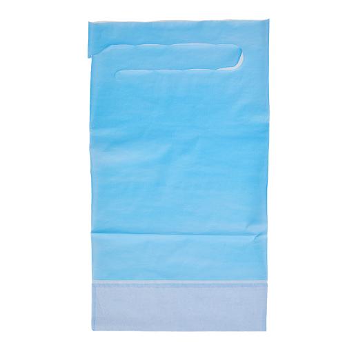 China OEM Disposable Bibs Adult Paper Apron with Pocket Dental Apron Manufacturer Fabricante