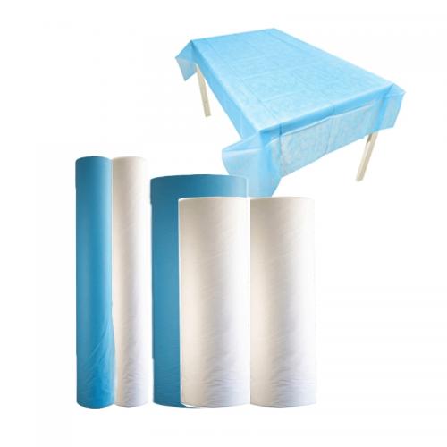 China Disposable Comfortable Waterproof Non-Woven PP Bed Sheet Bed Cover Bed Roll Ideal for Healthcare & Hotels Beauty Salon Use Fabricante