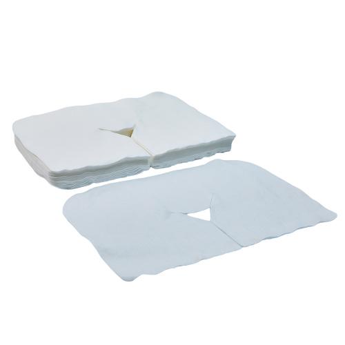 China Disposable Non Woven Headrest Covers Spa Massage Table Face Cradle Pillow Protectors Hygienic Chair Sheets Fabricante