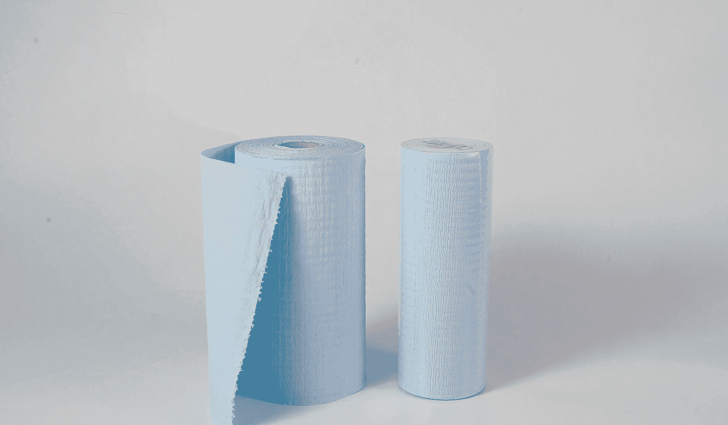 Rollo grande multifuncional de papel reforzado con gasa azul, papel absorbente de aceite para limpieza