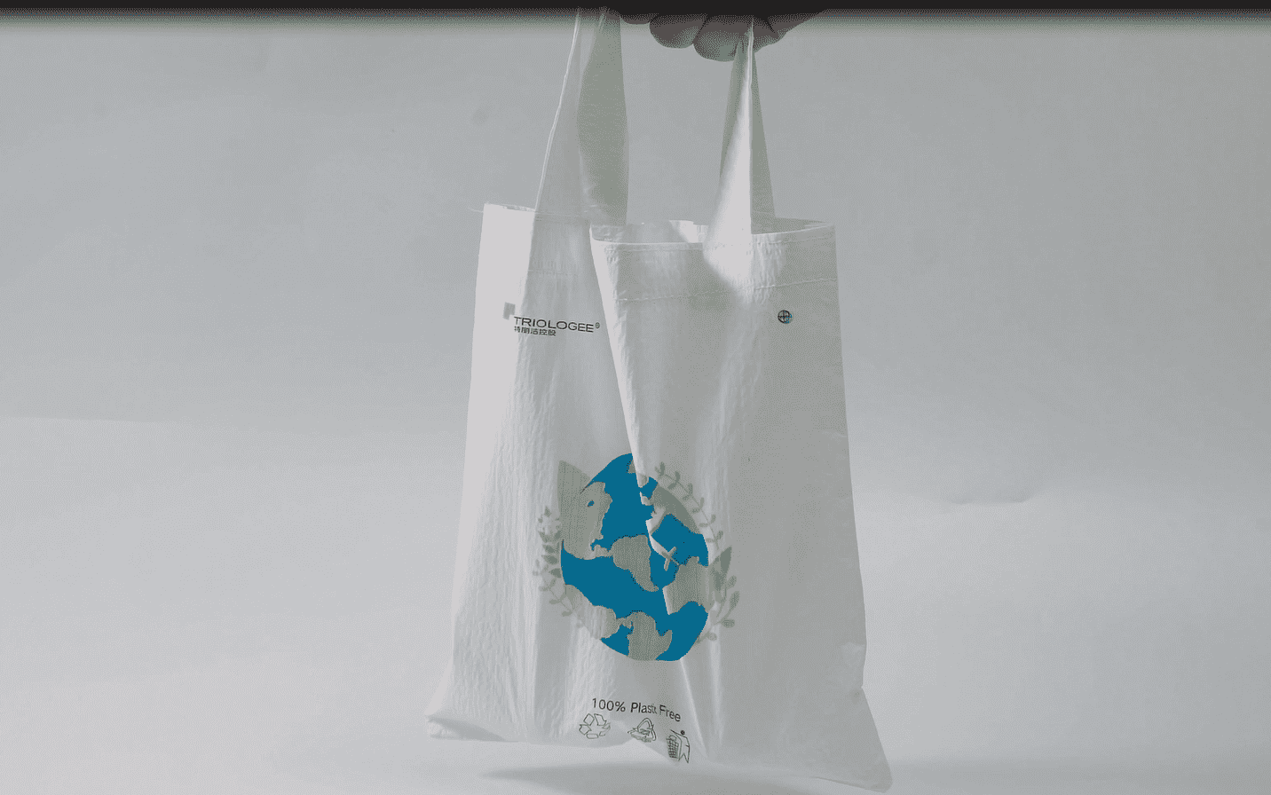 Fabricante de materia prima de papel de entelado para paquete pintado Bolsa de reciclaje Material para bolsas ambientales