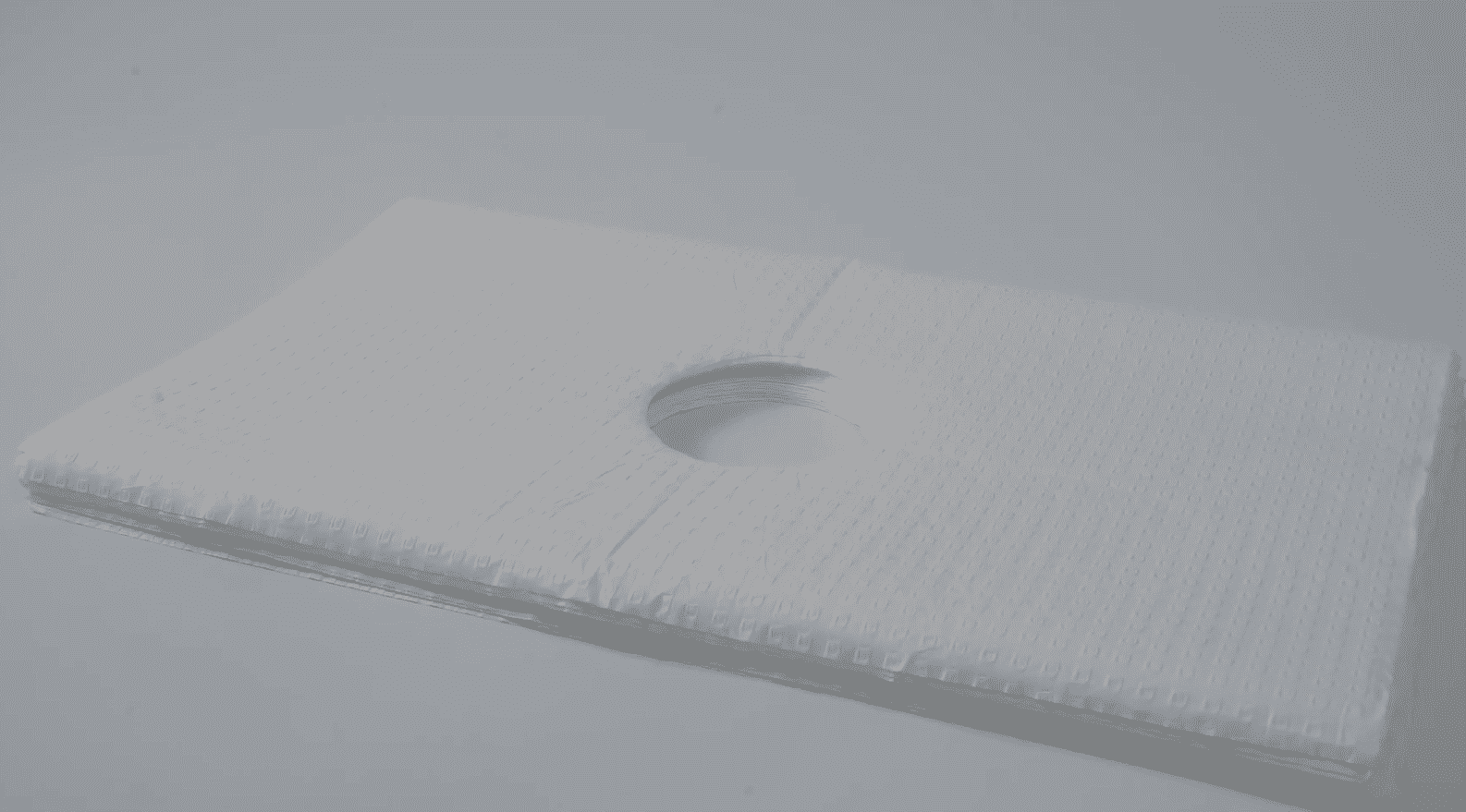 Papel desechable para la cabeza con orificio